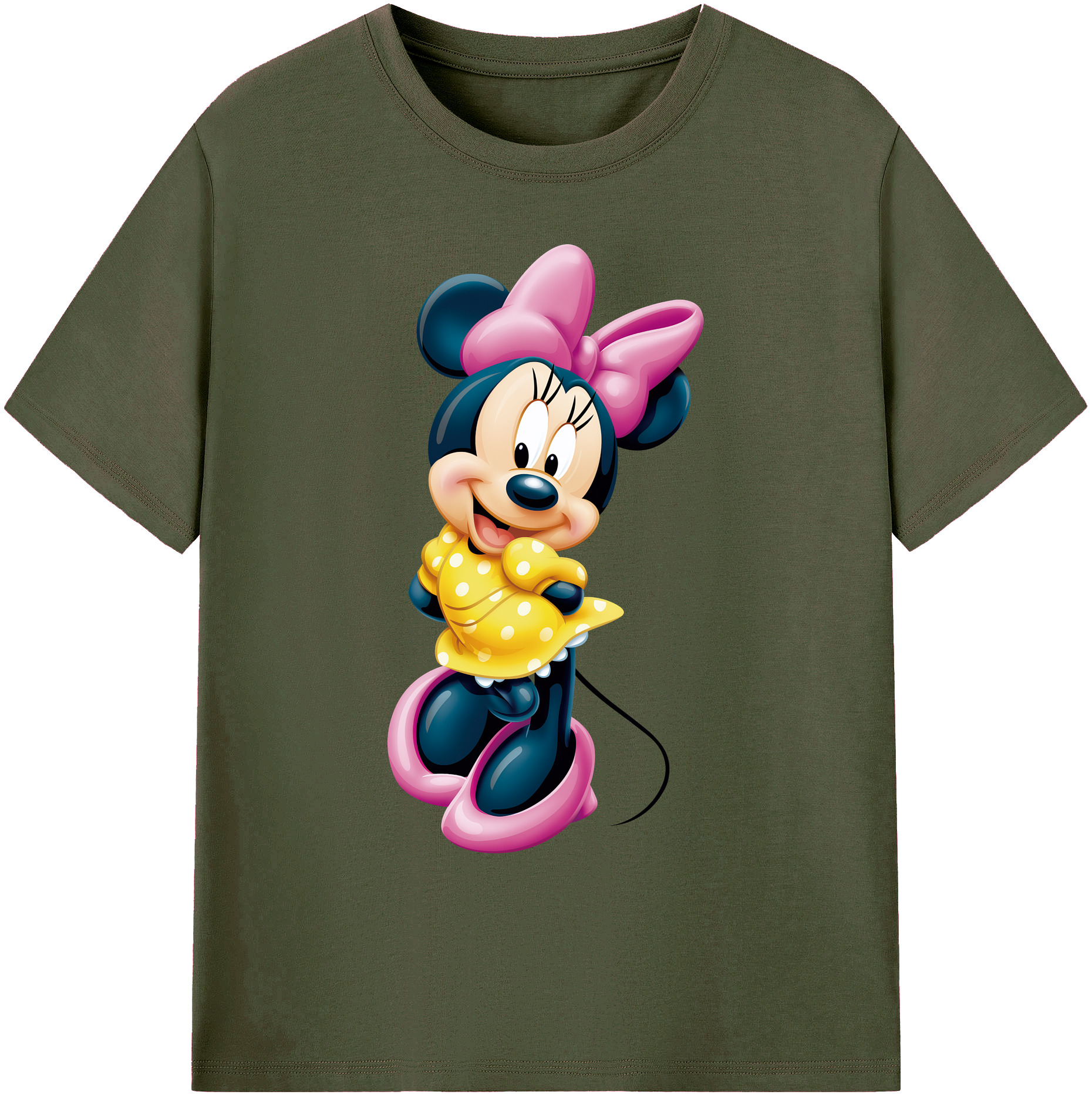 ミッキーマウス Mickey Mouse 綿100％ メンズ半袖Tシャツ｜肌触りやわらか＆通気性